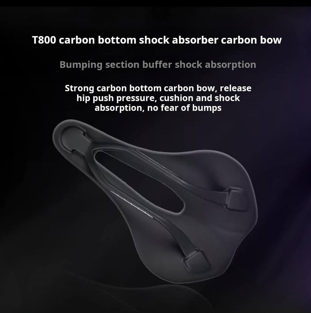 Superteam 3D Printed Road Bike Full Carbon Fiber Medium Short-Nosed Saddle